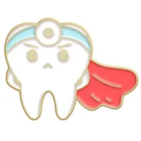 Cartoon Dental Theme Alloy Baked Paint Women's Cowboy Clothing Shoe Cap Bag Chest Pin Badge Healthcare Series Fashion Collar Pin sku image 30