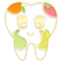 Cartoon Dental Theme Alloy Baked Paint Women's Cowboy Clothing Shoe Cap Bag Chest Pin Badge Healthcare Series Fashion Collar Pin sku image 33
