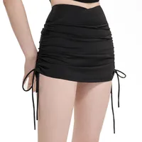 High Waist Drawstring Sports Mini Skirt Women Running Anti-Light Yoga Shorts Netball Entertainment Fitness Tennis Skirts main image 4