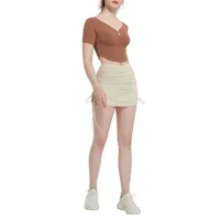 High Waist Drawstring Sports Mini Skirt Women Running Anti-Light Yoga Shorts Netball Entertainment Fitness Tennis Skirts main image 1