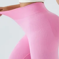 High-Waist Yoga Pants Women's Sport Sexy Elastic Fitness Running Outdoor Gym Training Four Seasons Long Trousers main image 4