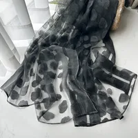 Women's Elegant Sweet Color Block  Silk Silk Scarf sku image 5