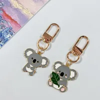 Original Cute Christmas Small Koala Keychain Pendant Simple Creative Bestselling Hanging Decoration Jewelry Alloy Animal Pattern main image 2