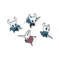 Cartoon Game Character Metal Badge Hollow Knight Chest Pin Bag Accessory Alloy Material Unisex Two-Dimensional Style main image 5