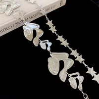 Bohemian Smooth Geometric Star Waist Chain Fashion Minimalist Cold Tone Versatile Belt Unique Design Sensation Waist Accessory main image 4