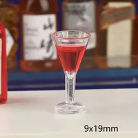 Miniature Candy Toy Mini Red Wine Glass DIY Mixed Accessories Mini Resin Ornament Wine Glass Toy Doll House Decoration sku image 2