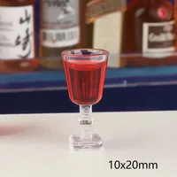 Miniature Candy Toy Mini Red Wine Glass DIY Mixed Accessories Mini Resin Ornament Wine Glass Toy Doll House Decoration sku image 5
