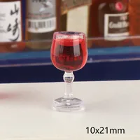 Miniature Candy Toy Mini Red Wine Glass DIY Mixed Accessories Mini Resin Ornament Wine Glass Toy Doll House Decoration sku image 7