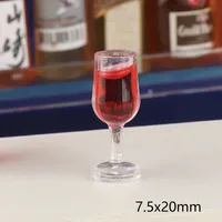 Miniature Candy Toy Mini Red Wine Glass DIY Mixed Accessories Mini Resin Ornament Wine Glass Toy Doll House Decoration sku image 8