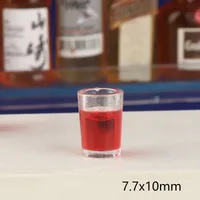 Miniature Candy Toy Mini Red Wine Glass DIY Mixed Accessories Mini Resin Ornament Wine Glass Toy Doll House Decoration sku image 9