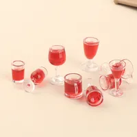 Miniature Candy Toy Mini Red Wine Glass DIY Mixed Accessories Mini Resin Ornament Wine Glass Toy Doll House Decoration sku image 11