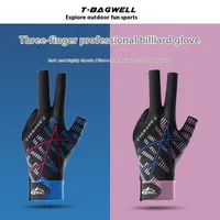Four Leaf Clover Lines Spandex Polyester Billiard Gloves main image 1