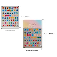Colorful Planet Sun Cosmopolitan Star Elements Rich Vibrant Colors Romantic Style Suitable For Personal DIY And Nail Salon Use main image 2