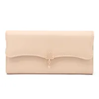Wallet Women's High Sense  New Women's Three Folding Coin Purse Card Holder Girl Heart Student Long Wallet sku image 4