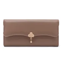 Wallet Women's High Sense  New Women's Three Folding Coin Purse Card Holder Girl Heart Student Long Wallet sku image 6
