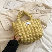 Simple Large Capacity Totes Women's Casual New Style  Spring New Simple Fashion Commute Minimalist Handbag sku image 4