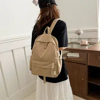 Fashion  Large Capacity Backpack Harajuku Style The Campus Of Middle School Summer New Student Schoolbag Unisex main image 4