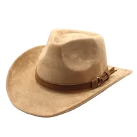 New European Style Woolen Suede Men Women Couple Hats Western Cowboy Gift Hats Printed Design Other Printing Hats main image 5