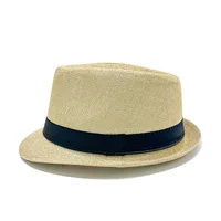 Versatile Jazz Hats Retro Style Pure Color Custom Made Men's Women's Curly Edge Couple Sun Protection Caps Spring Summer Autumn main image 3