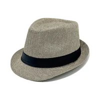 Versatile Jazz Hats Retro Style Pure Color Custom Made Men's Women's Curly Edge Couple Sun Protection Caps Spring Summer Autumn sku image 1
