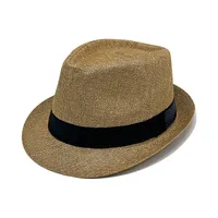 Versatile Jazz Hats Retro Style Pure Color Custom Made Men's Women's Curly Edge Couple Sun Protection Caps Spring Summer Autumn sku image 3