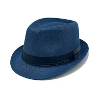 Versatile Jazz Hats Retro Style Pure Color Custom Made Men's Women's Curly Edge Couple Sun Protection Caps Spring Summer Autumn sku image 6
