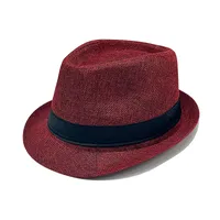 Versatile Jazz Hats Retro Style Pure Color Custom Made Men's Women's Curly Edge Couple Sun Protection Caps Spring Summer Autumn sku image 7