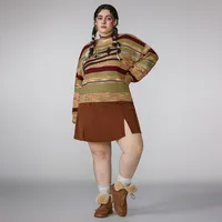 Fashionable High Waist Slim Straight Casual Pants Women's Autumn And Winter Plus Size Simple Style Shorts main image 1