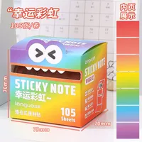Dopamine Color Can Pull Note Paper Blue Fruit Pearl Note Paper Convenient For Students More Than Event-Recording Message-Leaving Sticky sku image 2