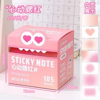 Dopamine Color Can Pull Note Paper Blue Fruit Pearl Note Paper Convenient For Students More Than Event-Recording Message-Leaving Sticky sku image 5
