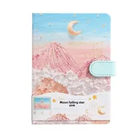 Art Retro Thickened Magnetic Snap Notebook Handmade Diary Inner Page Gilding Quality Memory Enhanced Value main image 5