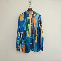 Elegant Long Sleeve Women's Shirt  New Printed Pattern  Fashion Women's Business Casual Shirt main image 5