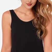 Elegant Backless Deep V-neck Sexy Stretch Women's Vest Fashion European Style Sleeveless T-shirt Solid Color Commute Friendly main image 3