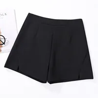 Slim Fit High Waist A- Line Shorts Plus Size Women's Slimming Summer Casual Pants Black Loose Wide Leg Pants Suitable For Girls With Heavy Weight main image 4