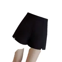 Slim Fit High Waist A- Line Shorts Plus Size Women's Slimming Summer Casual Pants Black Loose Wide Leg Pants Suitable For Girls With Heavy Weight main image 5