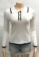 Fashion Style Summer Women's Clothing Slim Fit Street Style Top European Style Ice Silk Knitted Short Sleeve  French Style sku image 23