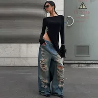 Fashion Street Style Round Neck Long Sleeve Asymmetric Dress Autumn And Winter New Women's Clothing  Style main image 4