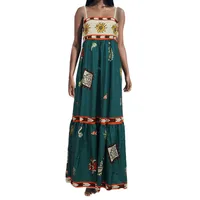 Elegant Printed Maxi Skirt Summer Dress Fashion Strapless Maxi Skirt European Style Fashion Women's Wear Mid Waist Ankle Length main image 5