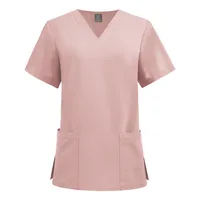 Quick-Drying V-neck Top Dental Oral Scrub Uniform Suitable For Doctor Nurse Beauty Salon And Pet Hospital Unisex Style Work Uniforms sku image 23