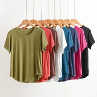 Casual Round Neck Short Sleeves T-shirt Plus Size Women's Summer Bottoming Shirt Super Plus Size Fat Girl T-shirt Slim Fit Shirt main image 1