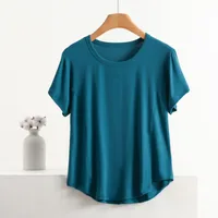 Casual Round Neck Short Sleeves T-shirt Plus Size Women's Summer Bottoming Shirt Super Plus Size Fat Girl T-shirt Slim Fit Shirt main image 3