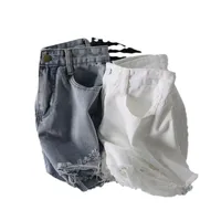 Fashion Style High Waist Short Jeans Ladies New Summer Slim Fit Trendy Girl Denim Shorts Polyester Straight H-Shaped main image 5