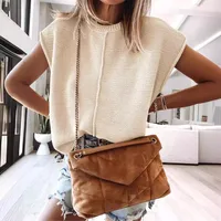 Casual Style Loose Knitted Round Neck Long Sleeve Pullover Women's Summer Comfortable Fit Knitwear Full Sleeve main image 2