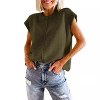 Casual Style Loose Knitted Round Neck Long Sleeve Pullover Women's Summer Comfortable Fit Knitwear Full Sleeve main image 4