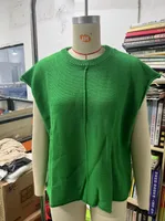 Casual Style Loose Knitted Round Neck Long Sleeve Pullover Women's Summer Comfortable Fit Knitwear Full Sleeve sku image 7