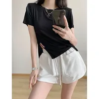 Slim Fit High Waist Loose Summer Thin Shorts New Style Casual Sports Shorts Home Wear Versatile Pajamas Hot Pants sku image 12
