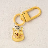 Cartoon Character Keychains Cute Resin Alloy Keyring Leisure Daily Use Lobster Clasp Four Seasons Suitable Metal Buckle Design sku image 3