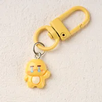 Cartoon Character Keychains Cute Resin Alloy Keyring Leisure Daily Use Lobster Clasp Four Seasons Suitable Metal Buckle Design sku image 6