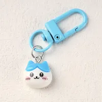 Cartoon Character Keychains Cute Resin Alloy Keyring Leisure Daily Use Lobster Clasp Four Seasons Suitable Metal Buckle Design sku image 11