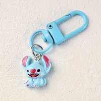 Cartoon Character Keychains Cute Resin Alloy Keyring Leisure Daily Use Lobster Clasp Four Seasons Suitable Metal Buckle Design sku image 19